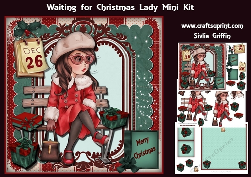 Lady awaitng for Christmas