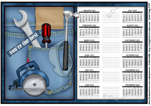  A Pocket Full of Tools 2022 Calendar 