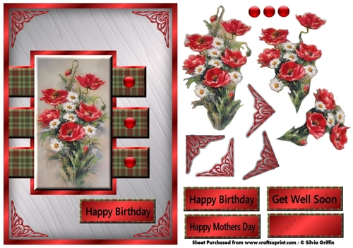 BOUQUET OF POPPY SBS