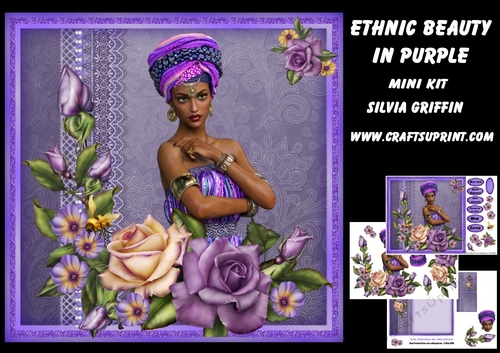 ETHNIC BEAUTY IN PURPLE MINI KIT