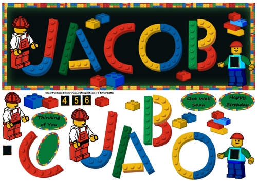 Jacob- Building Block LDL card 