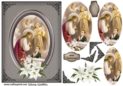 Boy Receiving Communion Pyramid