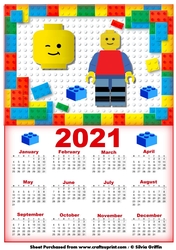 Builing Blocks Calendar 2021