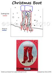 Christmas Red Ladies Boot