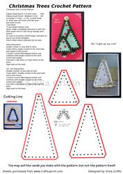 Christmas Tree Crochet Card
