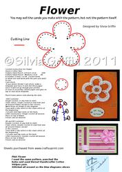 Flower Crochet Card Pattern