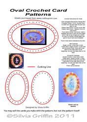 Pretty Ovals Crochet Card Pattern