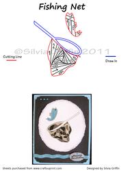 Fishing Net Iris Folding