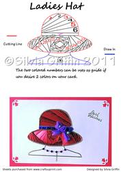 Red Hat Iris Folding Pattern