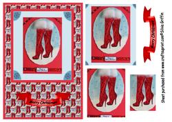 Red Christmas Ladies Boot Qs