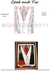Coat and Tie- Iris Folding Pattern