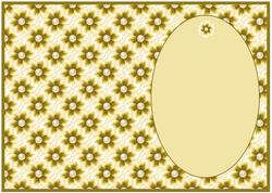 Gold Flower Insert