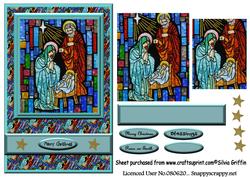 Stained Glass Nativity Qs