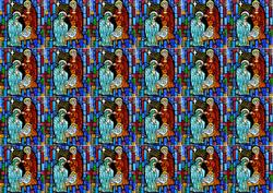 Stained Glass Nativity Bgs