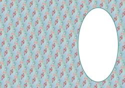 Blue and Pink Christmas Bauble Is