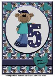 5th Birthday A4
