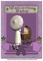 New Baby Lavender A4