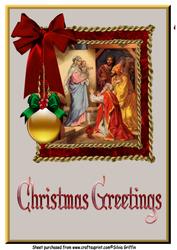 Nativity in a Frame A4
