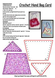 Handbag Crochet Card