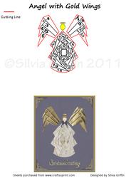 Angel with Gold Wings