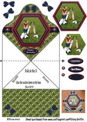 Cricket Folded Card