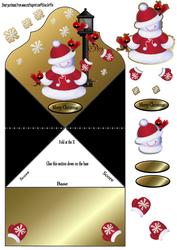 Snowmen with Birds Fc