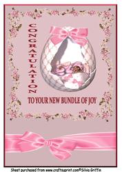 Congratulation to the New Baby Girl A4