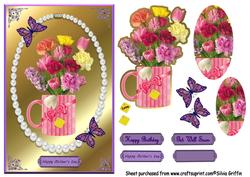 Flowers with Pearls Qs