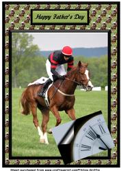 Horse Racing for Fathers Day A4