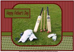 Cricket Gear Father's Day A4