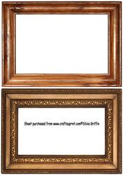 Two Wooden Frames for an Overlay