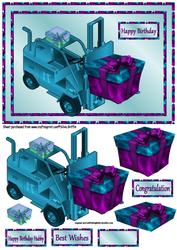 Forklift with Gifts Sbs