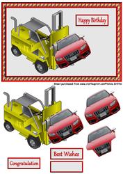 Audi on a Forklift Sbs