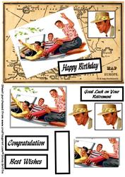 Retro Males in a Car Qs