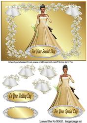 Bride Surrounded by Roses Sbs