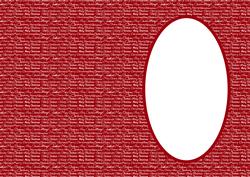 Merry Christmas in White on Red Is