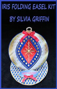 Blue and Red Ornament If Easel Kit