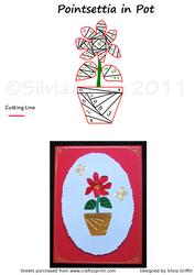 Poinsettia in a Flower Pot