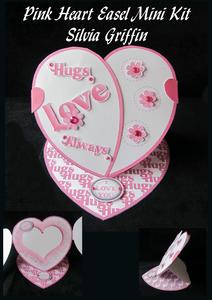 Love Hugs Always Heart Easel Mini Kit