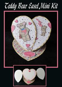 Teddy Bear with Heart Easel Mini Kit
