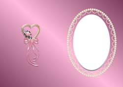 Pearls and Roses in Lilac In