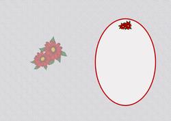 Red Flowers on Gray Is