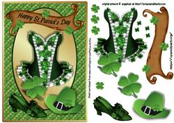 St. Patrick's Day Corset Sbs