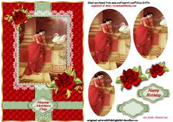 Ethic - Indian Lady in a Red Sari Qs