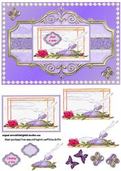 Inkwell with a Rose Sbs