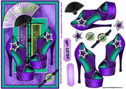 Star Studded Ladies Shoes Qs