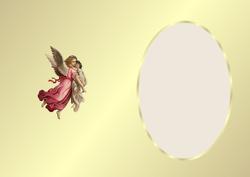 Angel Carring a Child Insert