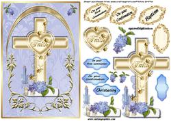 Image of cup423352_262 - Gold Cross - Boy -male Religious Celebrarions Sbs