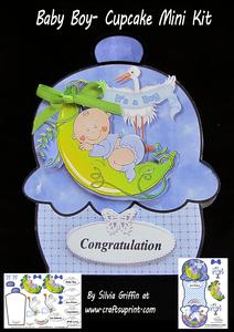 Baby Boy Cup Cake Mini Kit