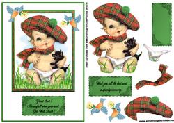 Baby with Scottish Attire Qs